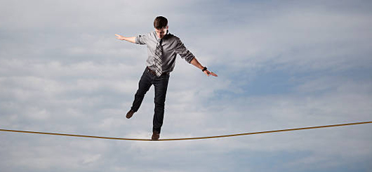Drahtseilakt